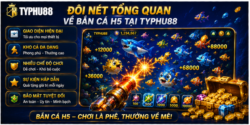 Đôi nét tổng quan về bắn cá h5 tại Typhu88 