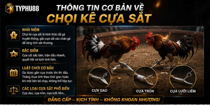 Thông tin cơ bản về chọi kê cựa sắt Thông tin cơ bản về chọi kê cựa sắt