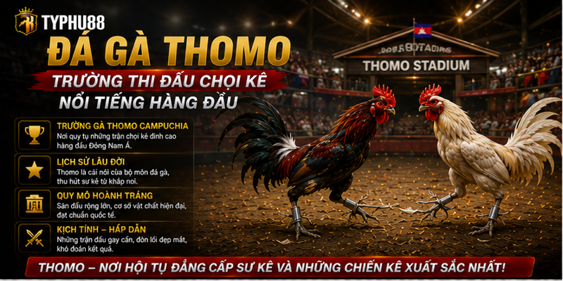 Đá Gà Thomo - Trường Thi Đấu Chọi Kê Nổi Tiếng Hàng Đầu