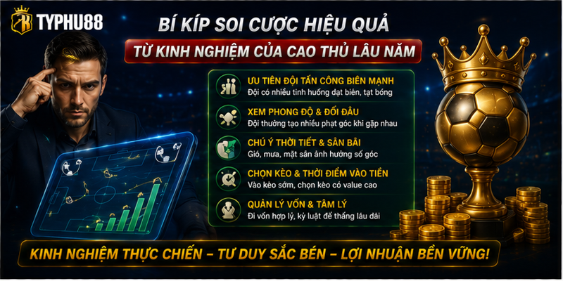 Bí kíp soi cược hiệu quả từ kinh nghiệm của cao thủ lâu năm
