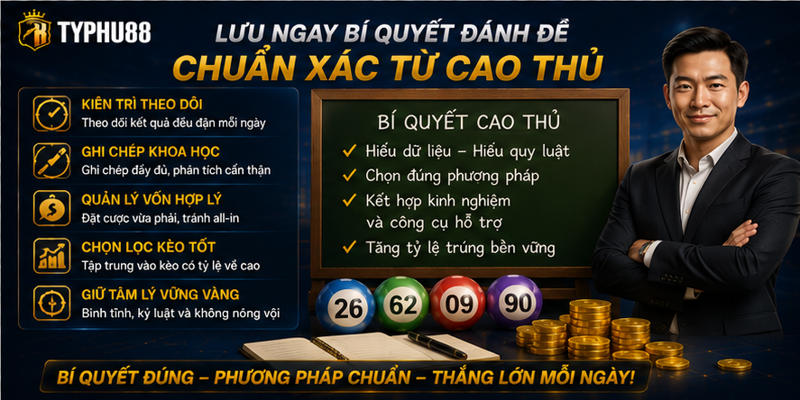 Lưu ngay bí quyết đánh đề chuẩn xác từ cao thủ