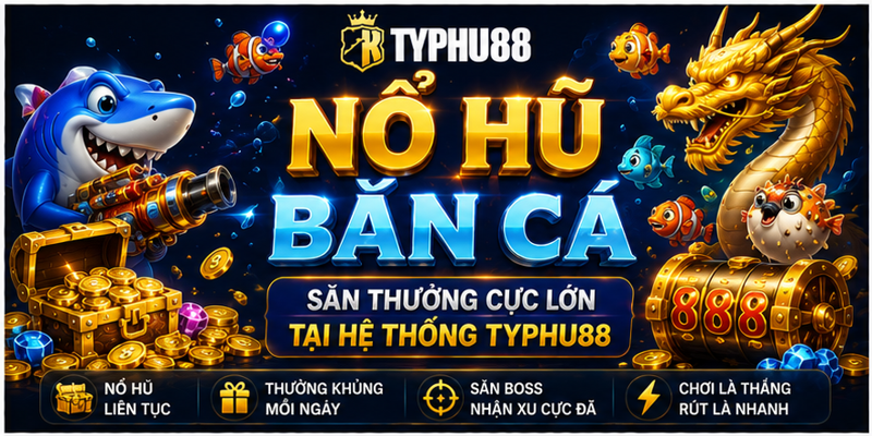 Nổ Hũ Bắn Cá - Săn Thưởng Cực Lớn Tại Hệ Thống Typhu88 