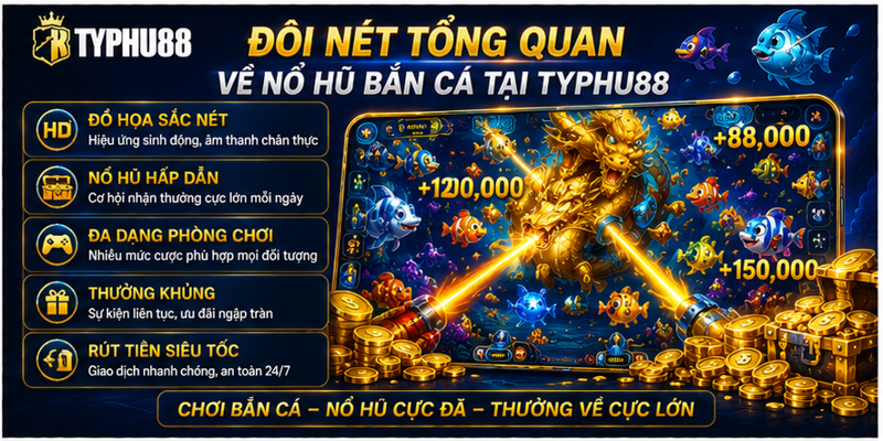 Đôi nét tổng quan về nổ hũ bắn cá tại Typhu88 