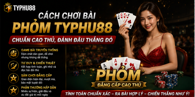Cách Chơi Bài Phỏm Typhu88 Chuẩn Cao Thủ, Đánh Đâu Thắng Đó