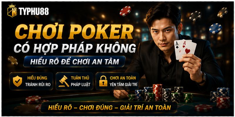 Chơi Poker Có Hợp Pháp Không – Hiểu Rõ Để Chơi An Tâm