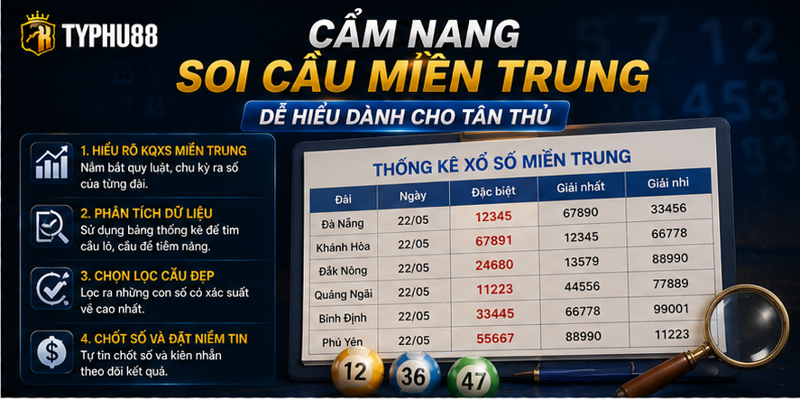 Cẩm nang soi cầu miền Trung dễ hiểu dành cho tân thủ