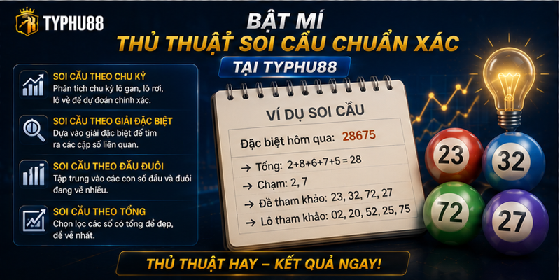 Bật mí thủ thuật soi cầu chuẩn xác tại Typhu88